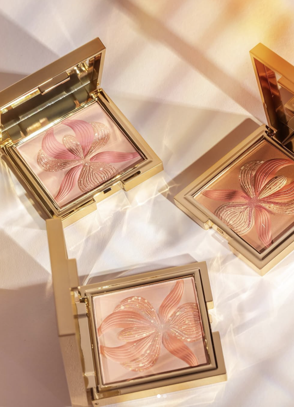Sisley Paris L'Orchidée blush trio flatlay